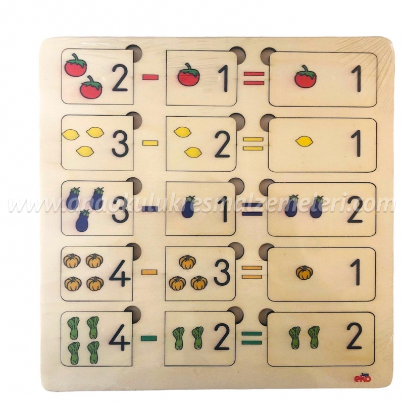 Çıkarma İşlemi Puzzle (33*33)